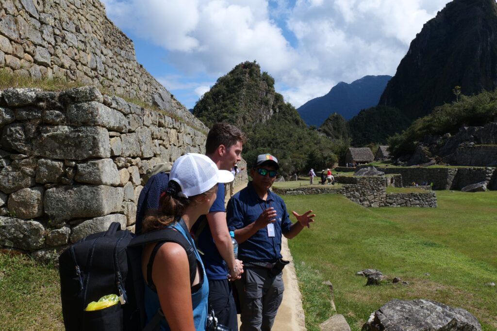 Visiting Macchu Picchu with Percy from Inca Glamping Peru